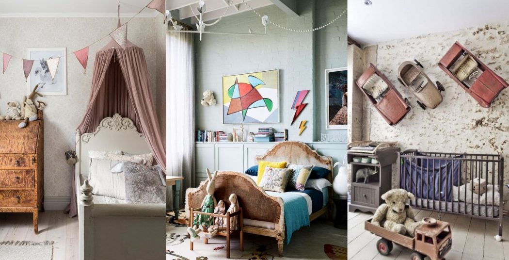 Ideas para decorar una habitación infantil vintage