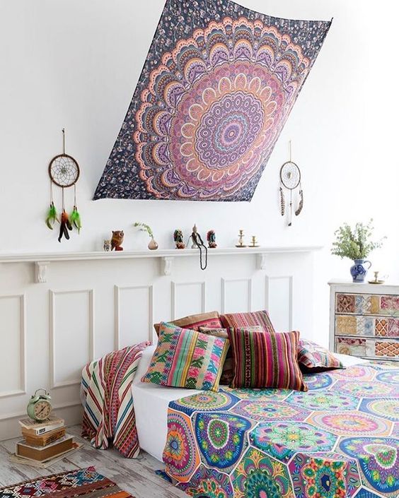 Decoración habitaciones con mandalas