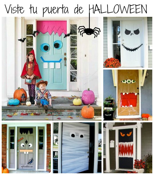Decorar tu puerta en Halloween