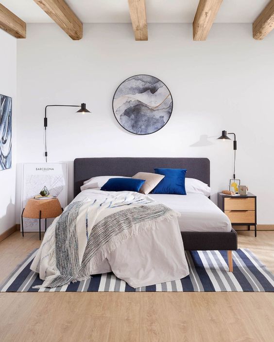Crea ambiente con los textiles del dormitorio