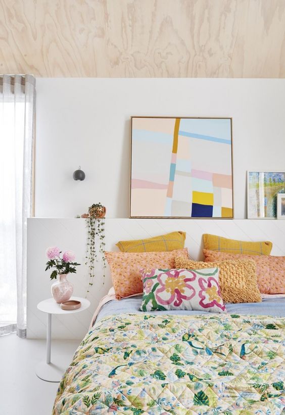Crea ambiente con los textiles del dormitorio