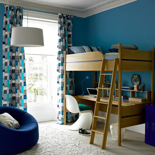 Habitaciones infantiles decoradas en azul