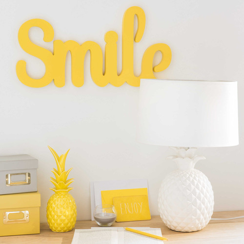 lámpara de mesa piña