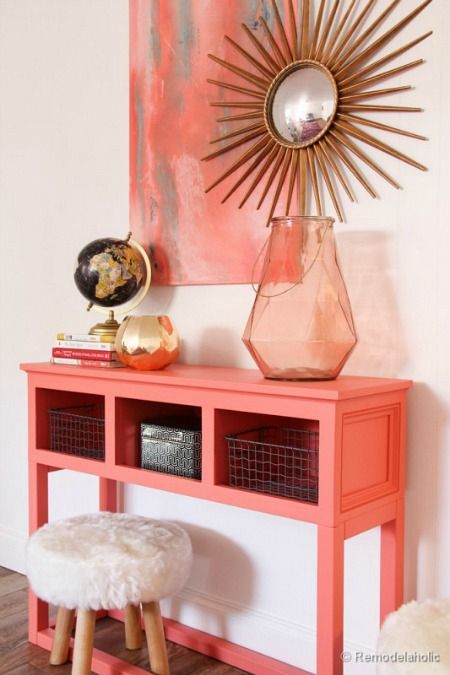 Decoración Living Coral