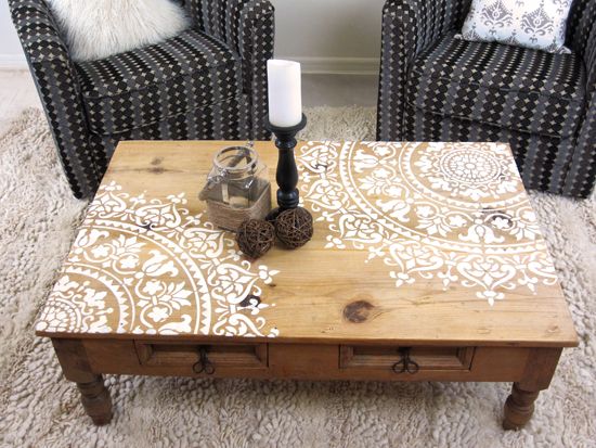 Muebles decorados con mandalas