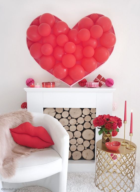 Manualidades San Valentín con globos