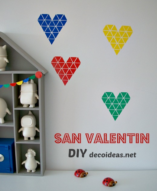 DIY de Corazones adhesivos fáciles de hacer