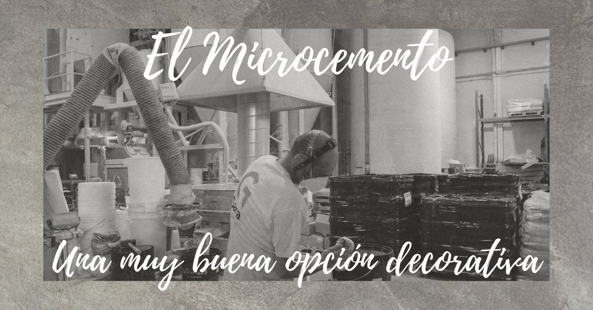 El microcemento se ha convertido en una muy buena opción decorativa