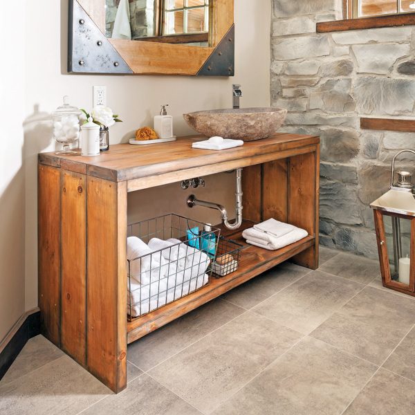 Mueble baño fabricado con palets, fotos, ideas