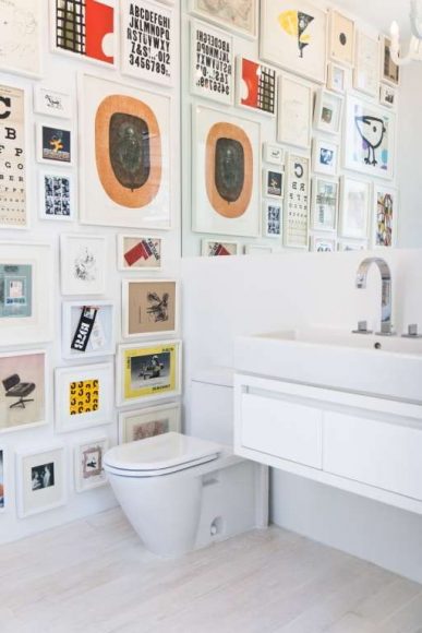 Obras de arte en el baño ¿Por qué no? (10 FOTOS)