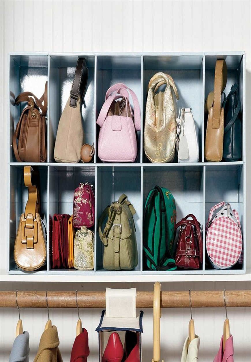C贸mo organizar tus bolsos - Las mejores Ideas +20 FOTOS