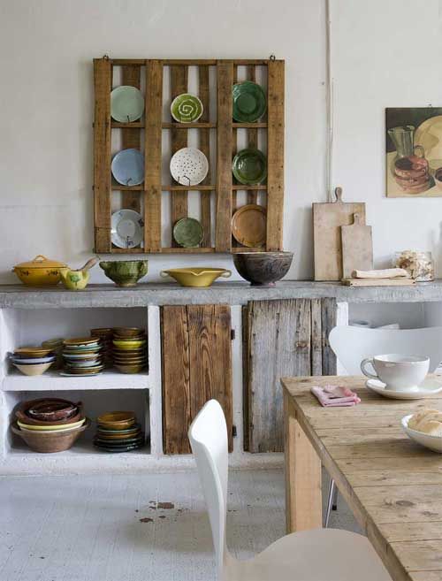 Decorar cocinas con palets