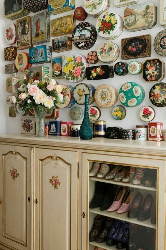 Pared vintage colecciones