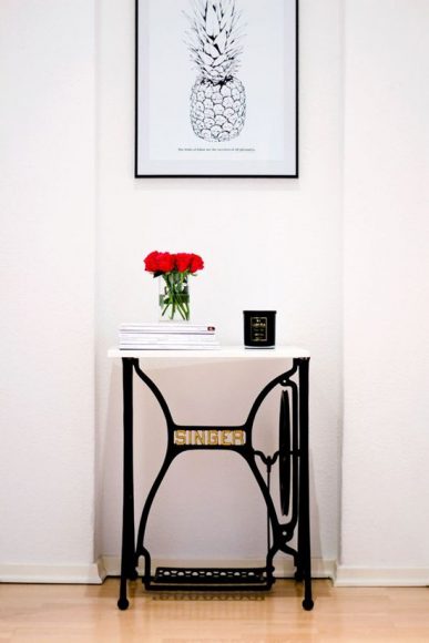 40 Ideas para reciclar el pie de una máquina de coser