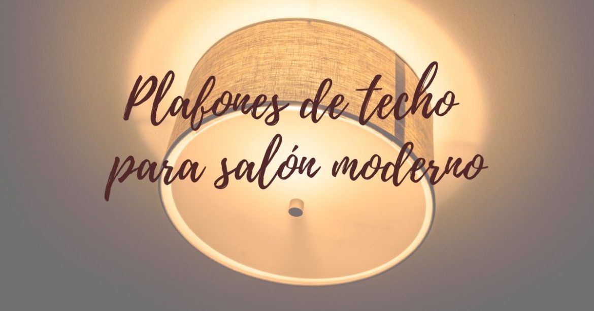 Plafones de techo para salon moderno