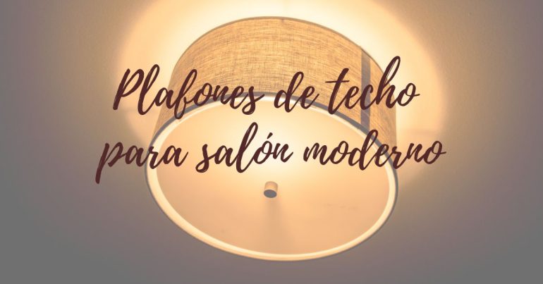 Plafones de techo para salon moderno