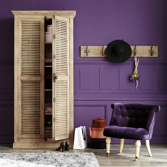 Decoración Ultra Violet Pantone 2018