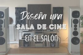 Diseño de una sala de cine en el salón