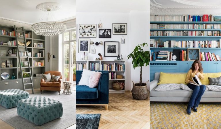 Salones con librerías - Opciones y consejos de decoración