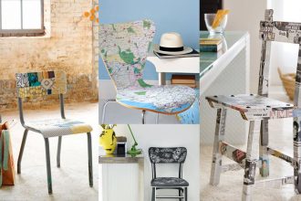 Sillas decoradas con decoupage