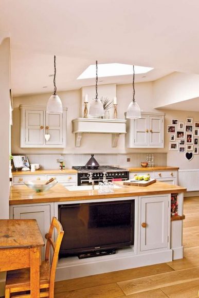 Televisión en la cocina ¡Las mejores ideas! 13 FOTOS