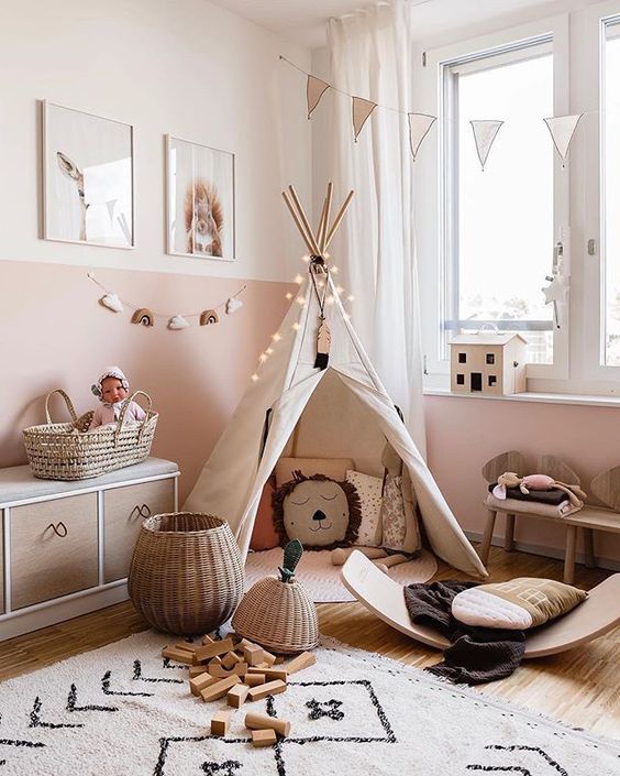 Habitaciones infantiles con tipis