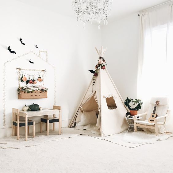 Habitaciones infantiles con tipis