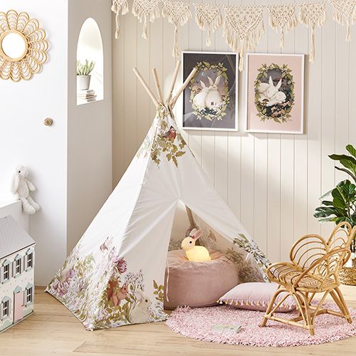 Habitaciones infantiles con tipis