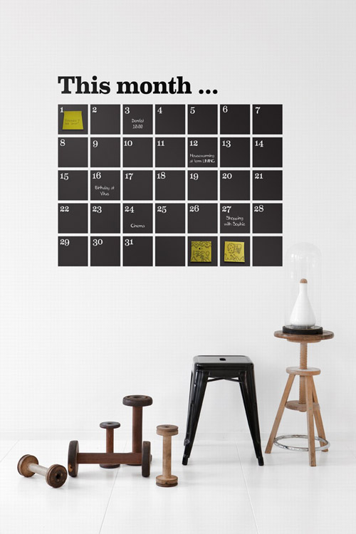 Vinilo calendario