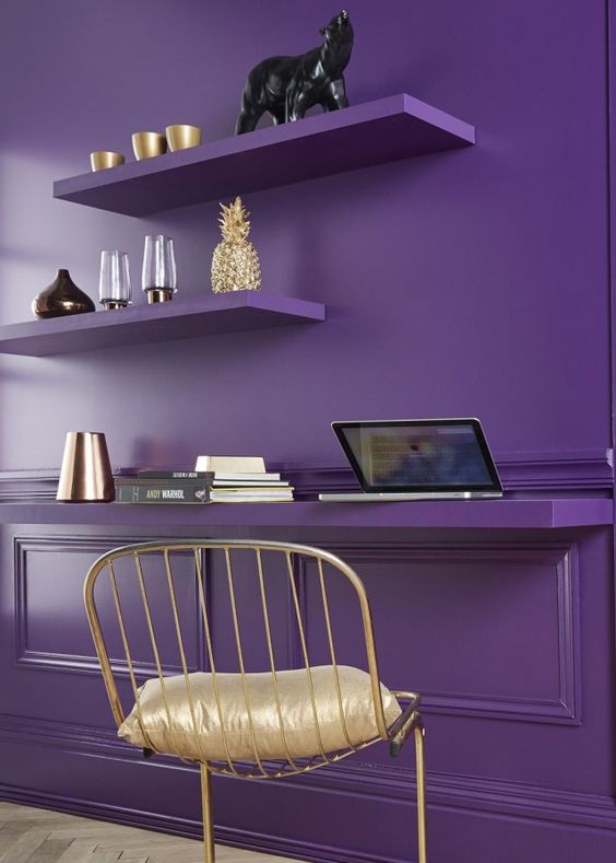 Decoración Ultra Violet Pantone 2018